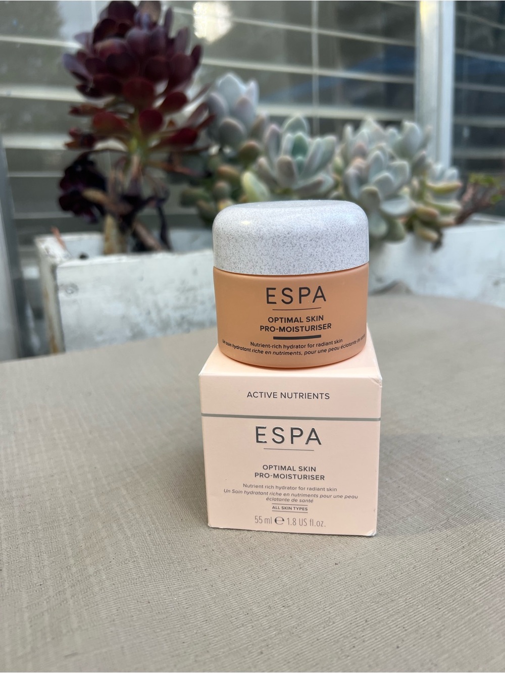 ESPA Optimal Skin Pro-Moisturiser - Peach & Stone
